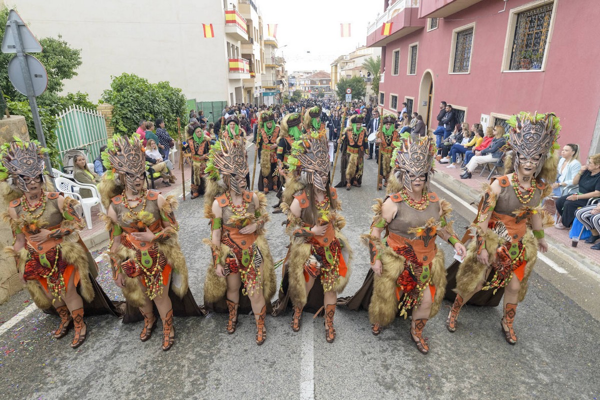 Парад на праздник мавров и христиан в Испании