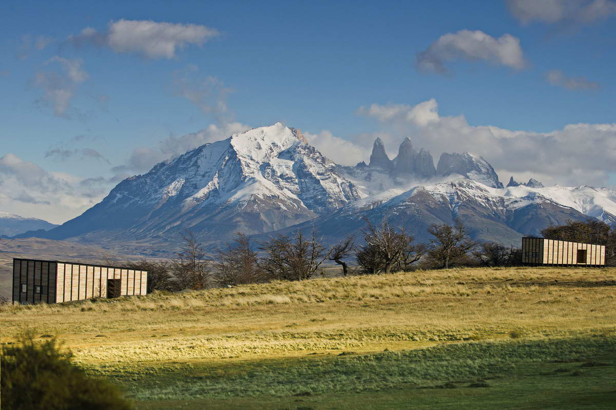 Домики для отдыха на территории заповедника в Чили