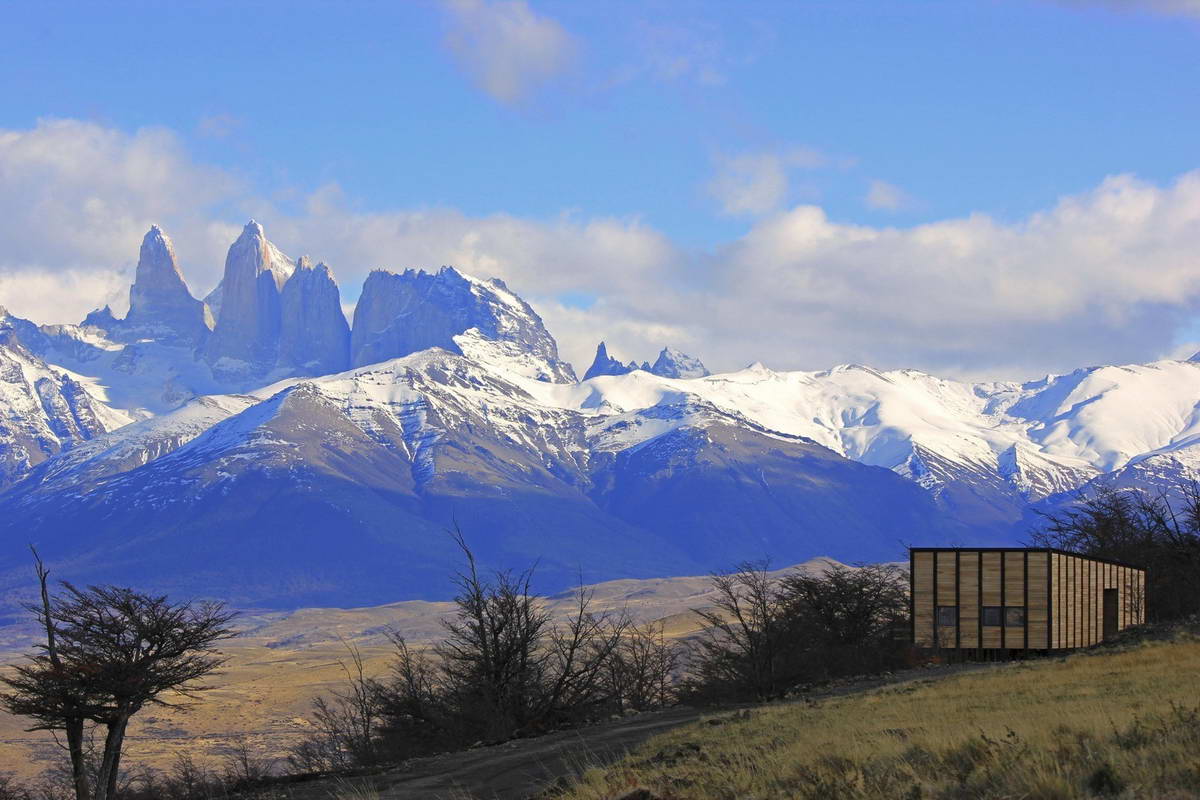 Домики для отдыха на территории заповедника в Чили