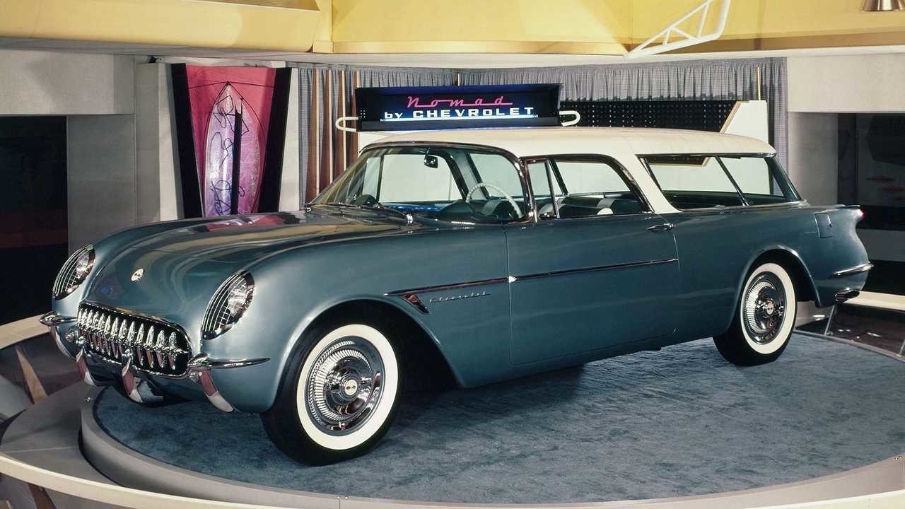 Необычный универсал Chevy Corvette в стиле концепта Nomad 1954 года