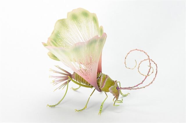 Гиперреалистичные скульптуры фантастических насекомых