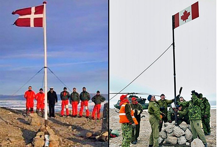Почему Канада и Дания 50 лет спорили за крошечный остров Ханс?