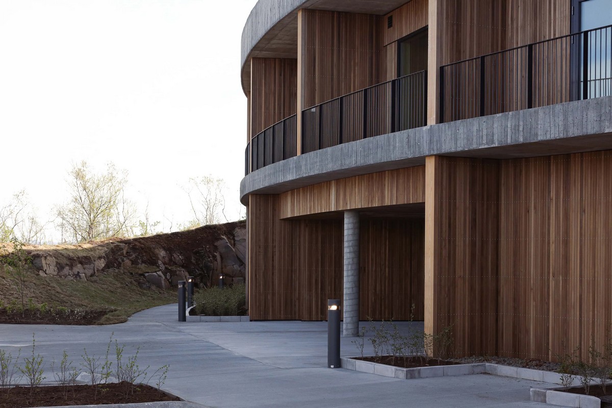 Круглый дом престарелых для пациентов с деменцией в Исландии