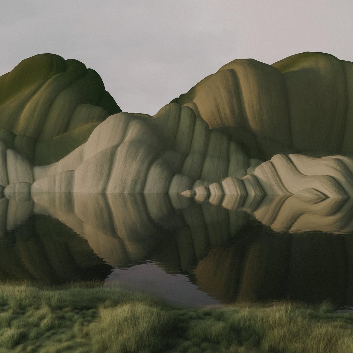 Атмосферные и мечтательные сказочные цифровые 3D пейзажи