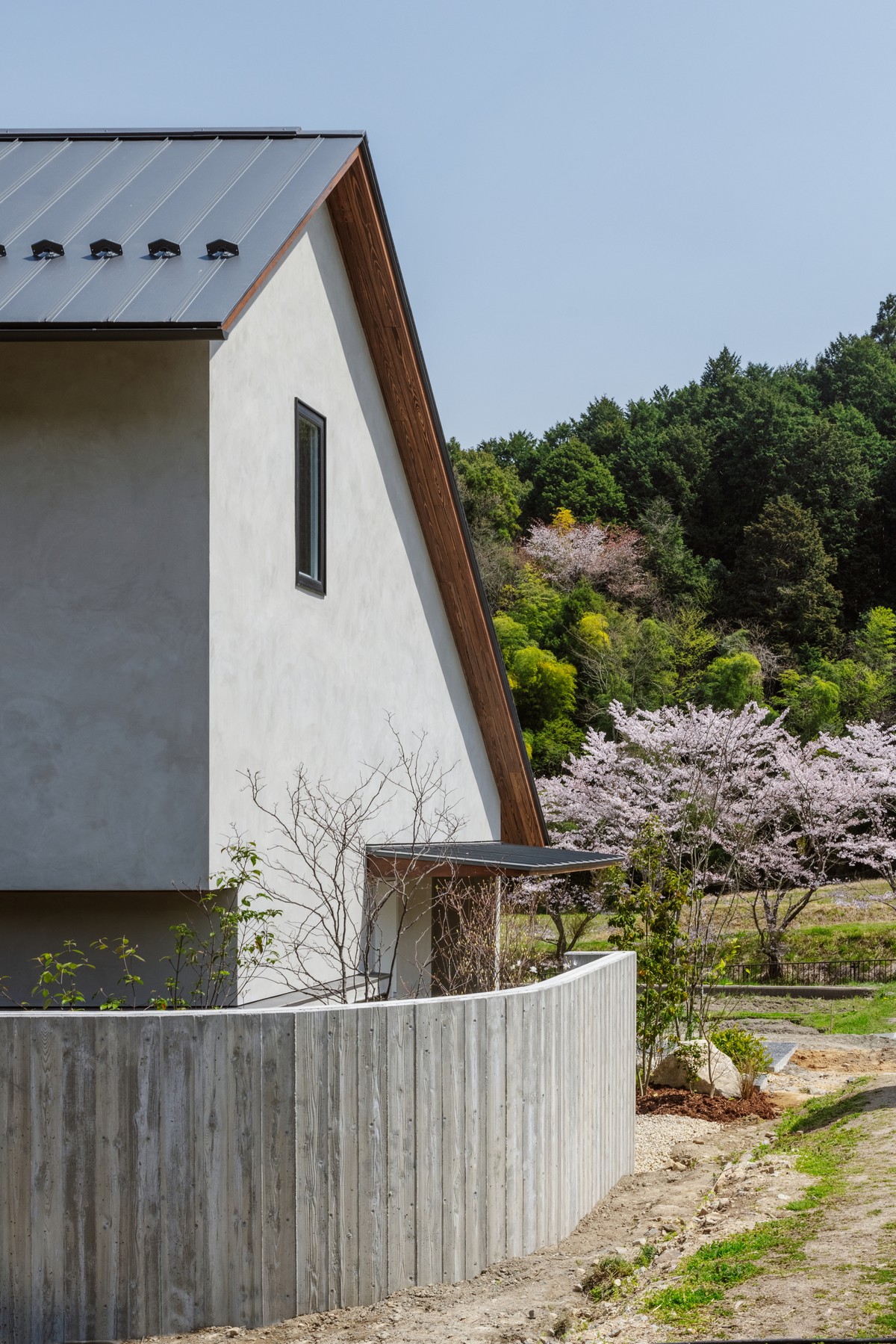 Дом, чтобы наблюдать за цветением сакуры в Японии