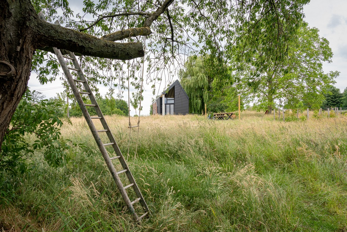 Экологичный фермерский дом под ивой в Бельгии