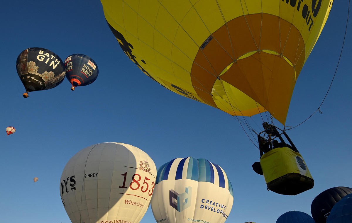 Ежегодная международная фиеста воздушных шаров в Бристоле