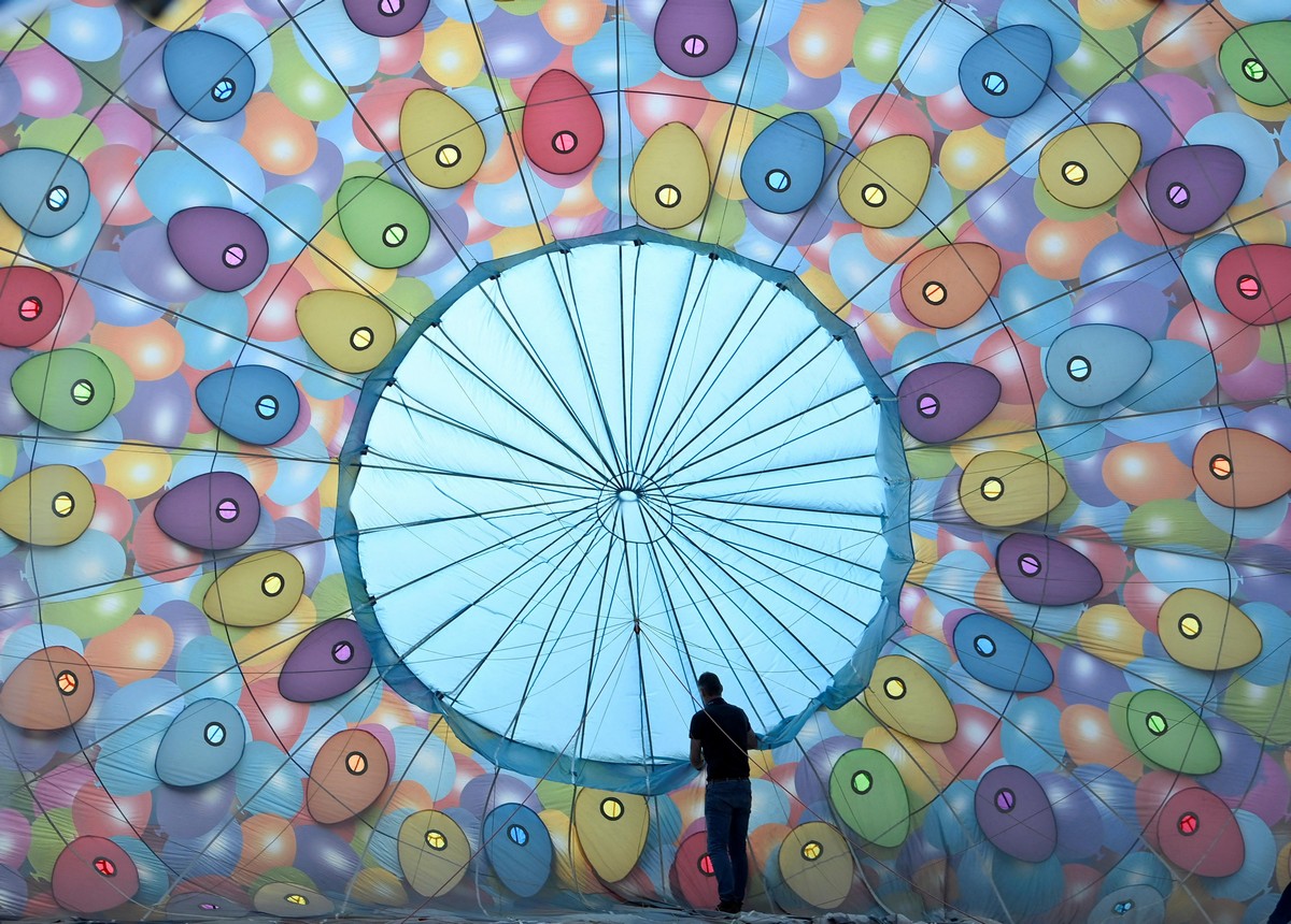 Ежегодная международная фиеста воздушных шаров в Бристоле