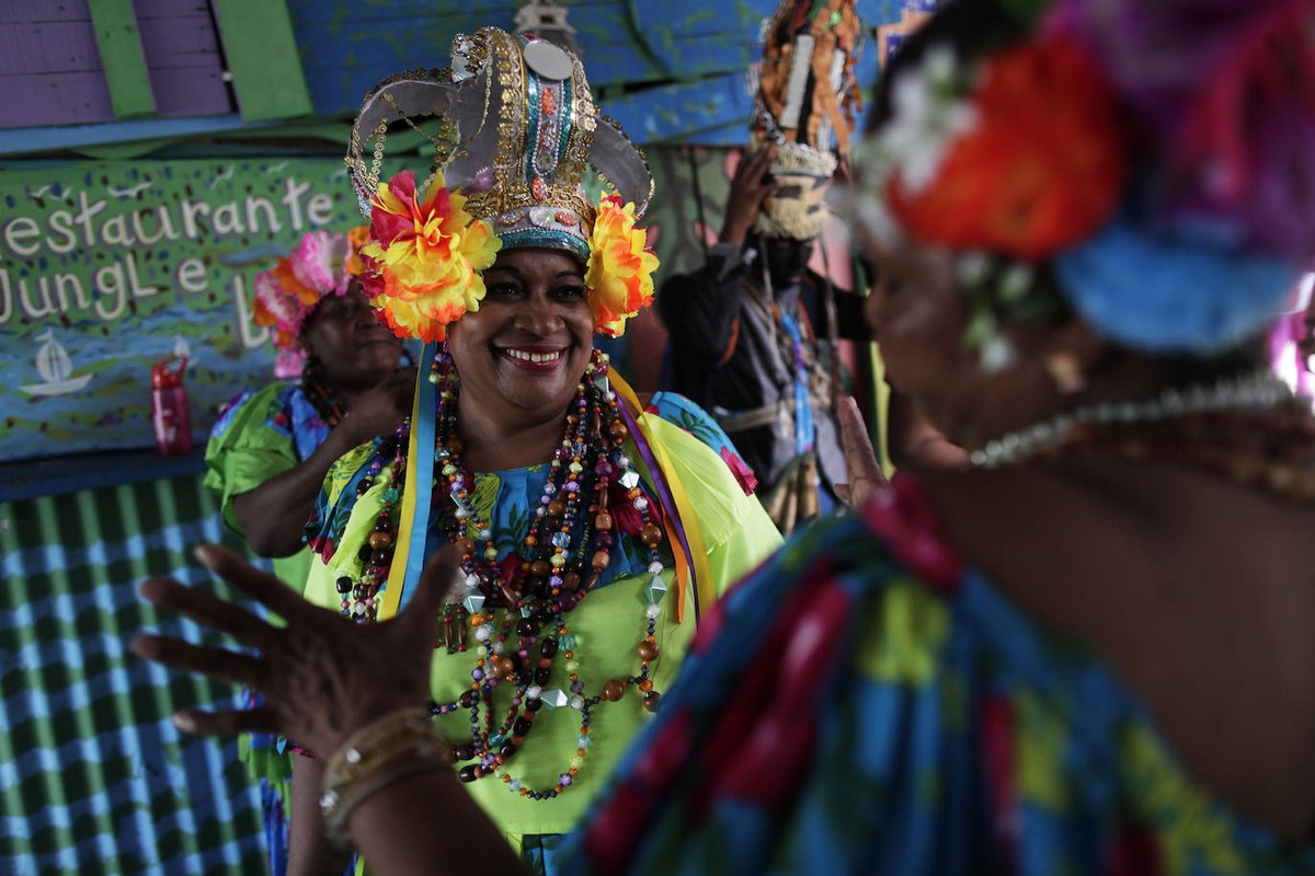 Фестиваль Pollera Congo в Панаме на снимках