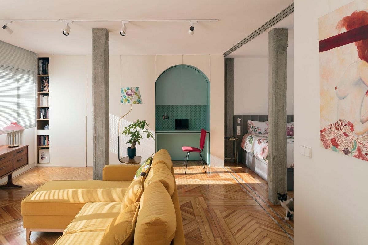 Современная квартира площадью 75 квадратных метров в Мадриде