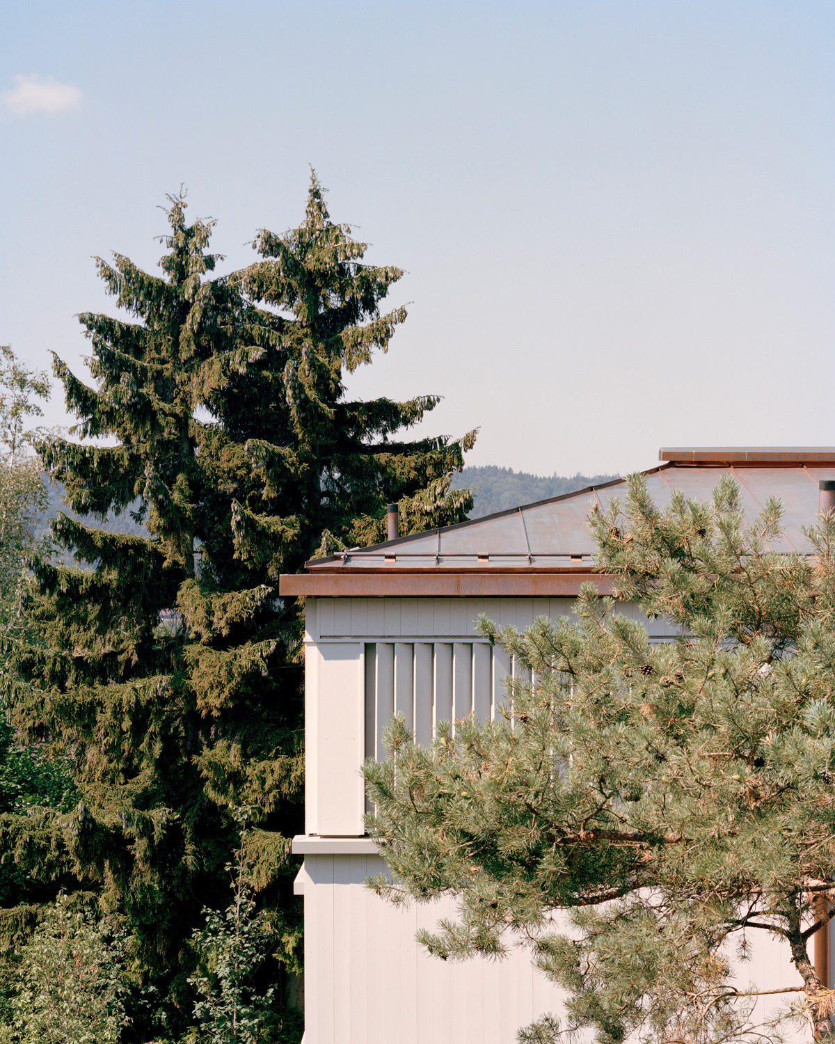 Минималистский трехэтажный дом в Швейцарии