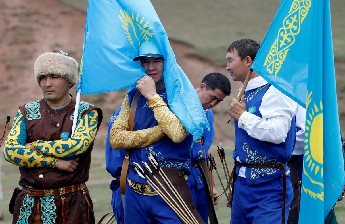 Традиционный охотничий фестиваль Салбурун в Киргизии