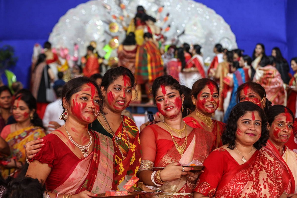 Праздник Синдур Пуджа в Мумбаи