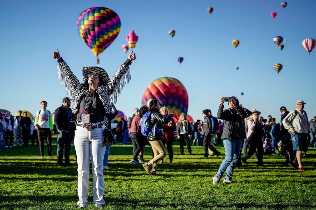 Международная фиеста воздушных шаров в Альбукерке