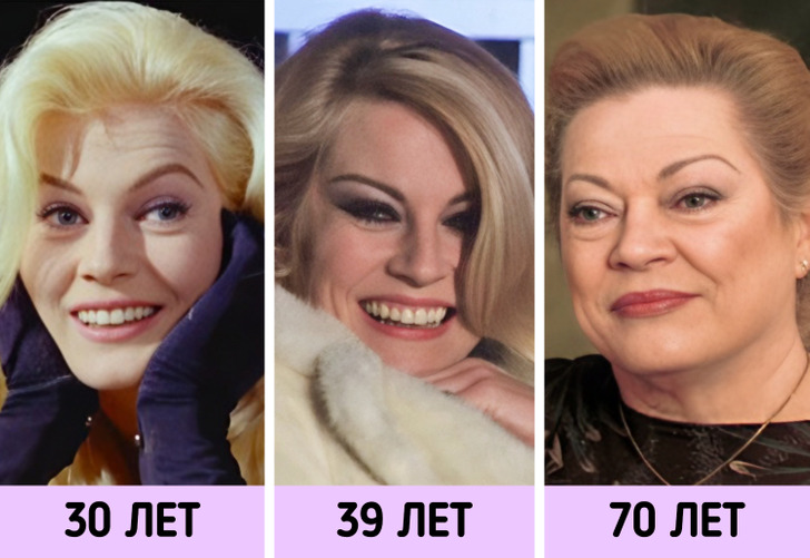 Как с годами менялись знаменитые европейские актрисы