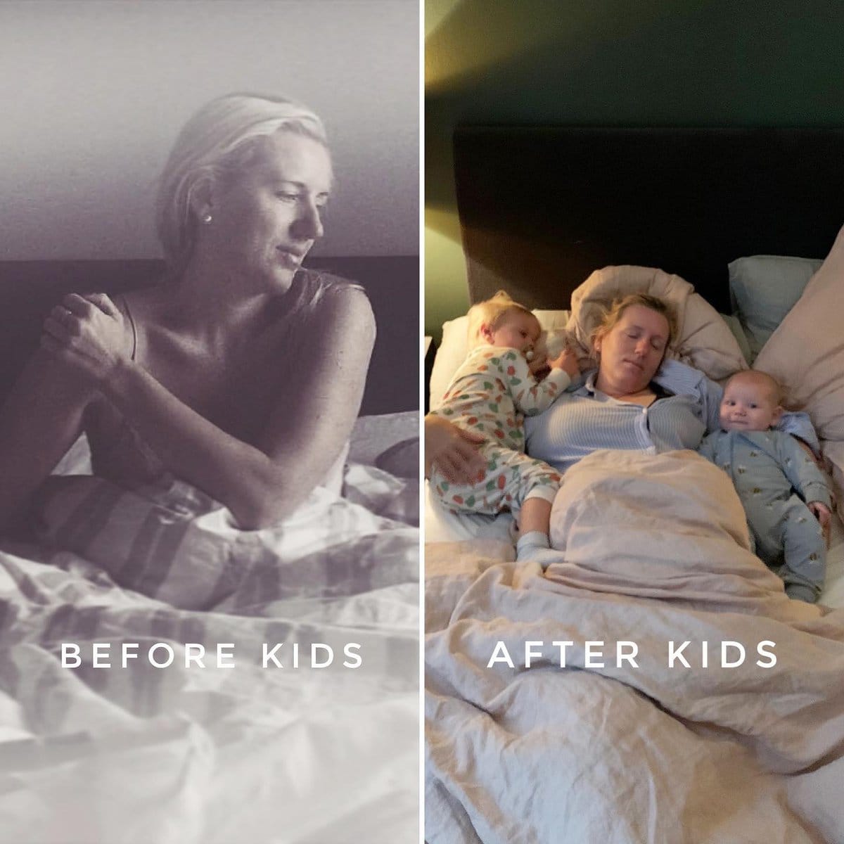 Как изменились люди и их жизнь после рождения детей на снимках