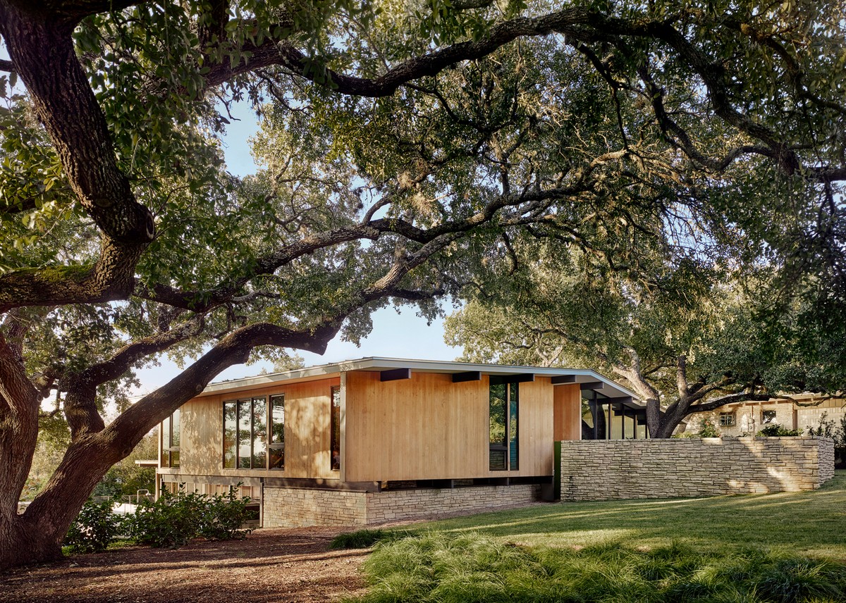 Обновление модернистского дома в Техасе Картинки и фото