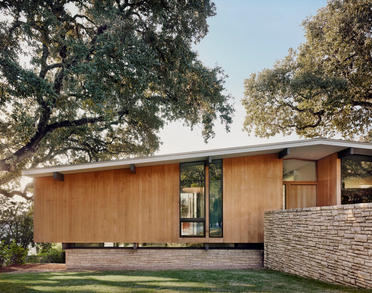 Обновление модернистского дома в Техасе Картинки и фото