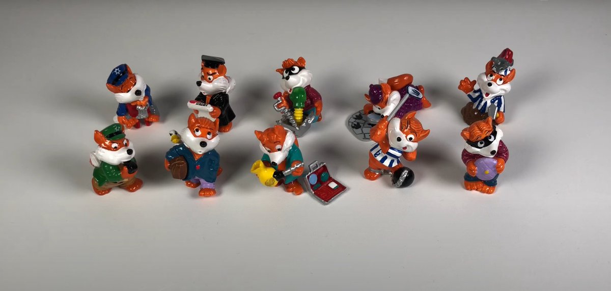 Популярные коллекции игрушек Kinder Сюрприз из 90-х