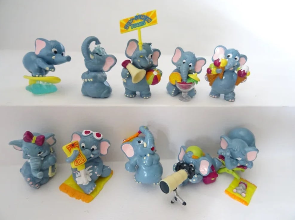 Популярные коллекции игрушек Kinder Сюрприз из 90-х
