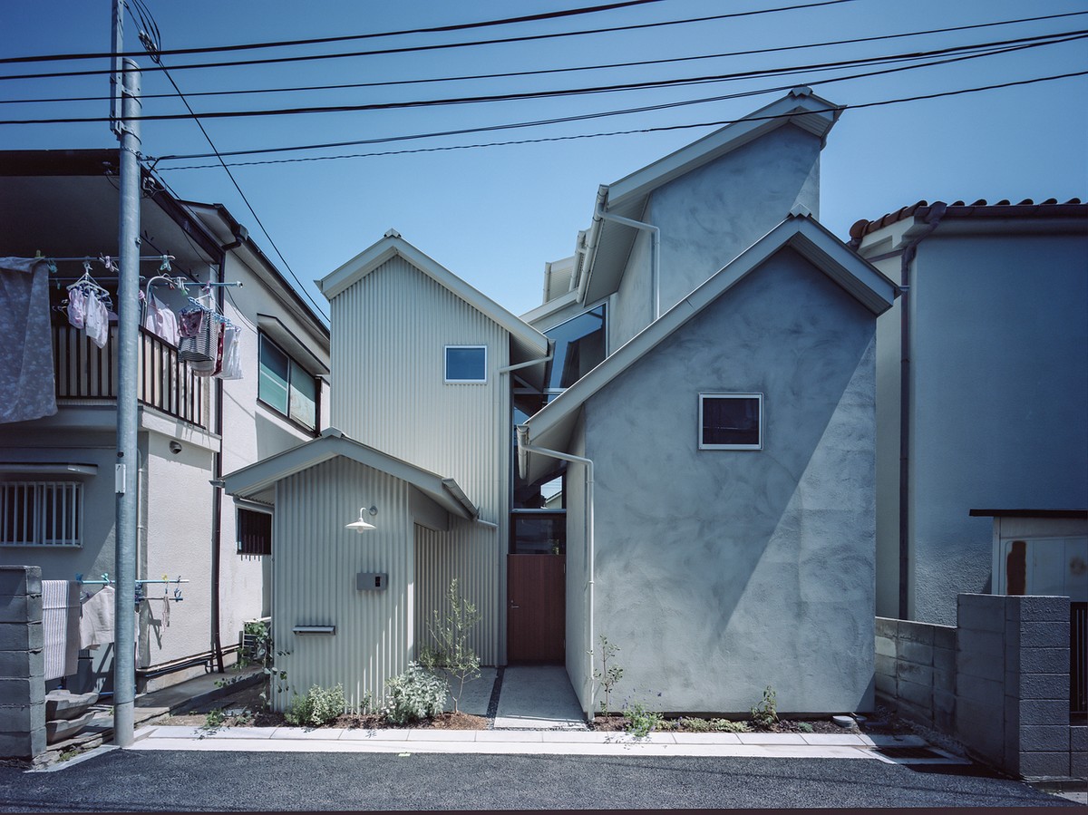 Японский городской дом из домиков