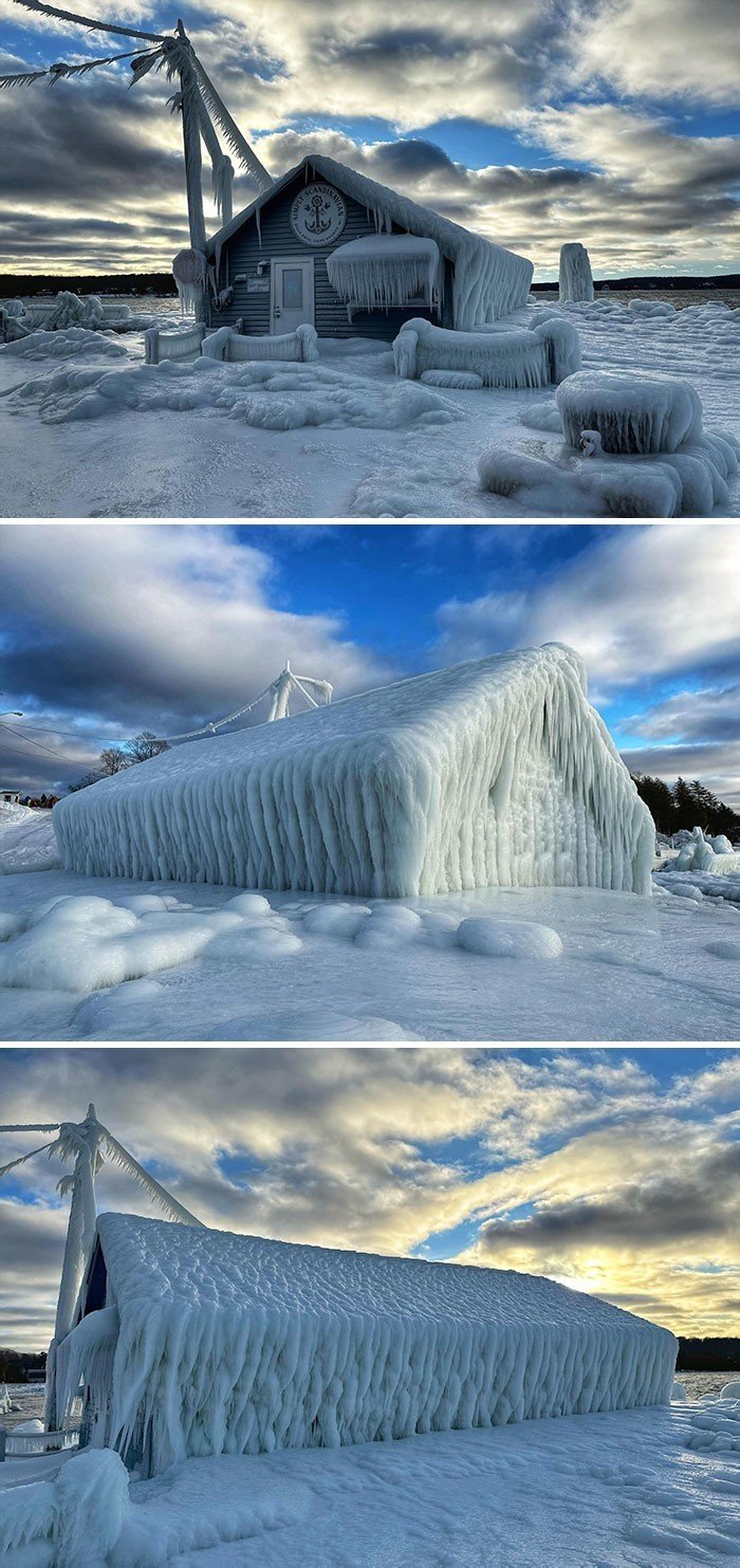 Холодные снимки, которые наглядно демонстрируют силу и мощь зимы