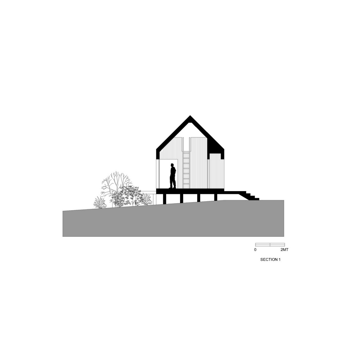 Экологичный деревянный дом с видом на океан в Чили метров, собой, квадратных, домик, объем, часть, этапа, экологически, адаптации, House, Tunquеn, очень, небольшой, Центральную, Первоначальная, открытого, проекта, первоначальный, социальная, столовую