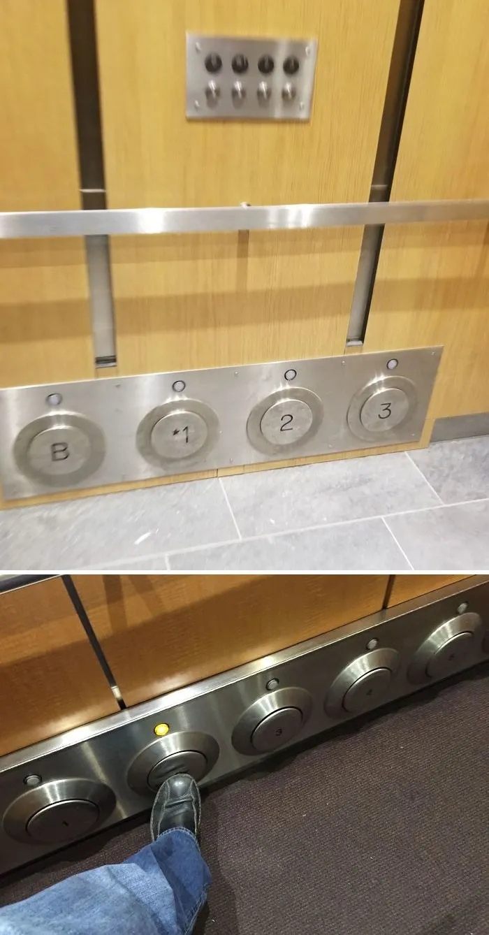 Снимки из лифтов, которые могут вызвать панику при выборе кнопки