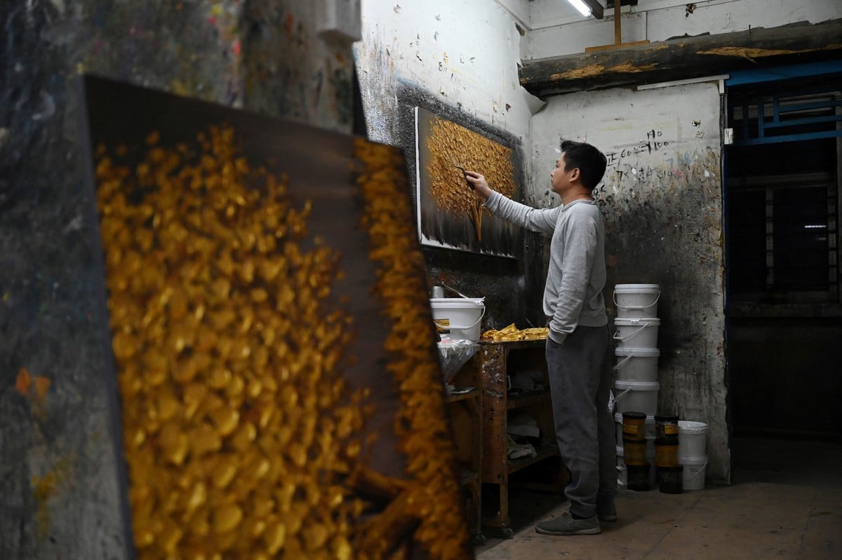 Китайская деревня Дафен и производство копий произведений искусства