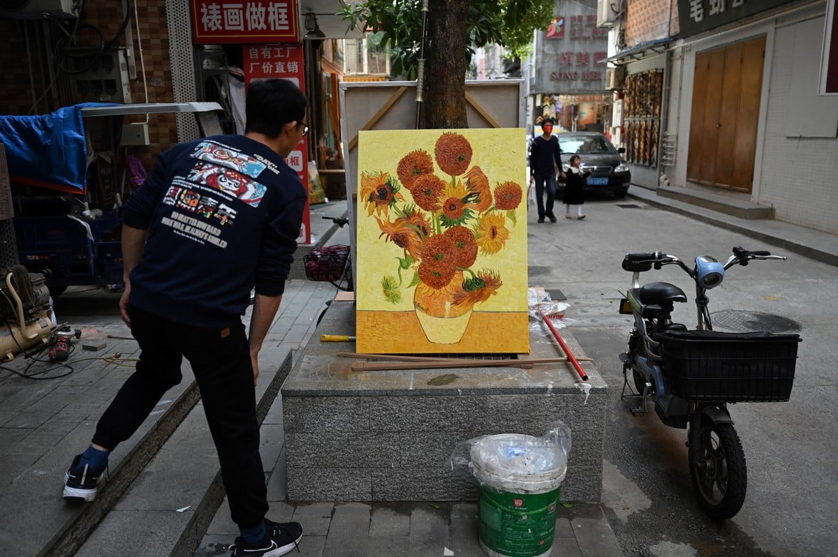 Китайская деревня Дафен и производство копий произведений искусства