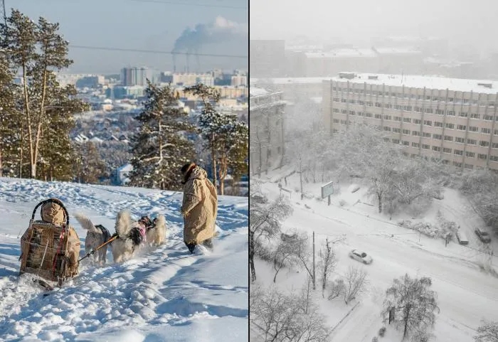 Почему же на севере и востоке России зима переносится легче?