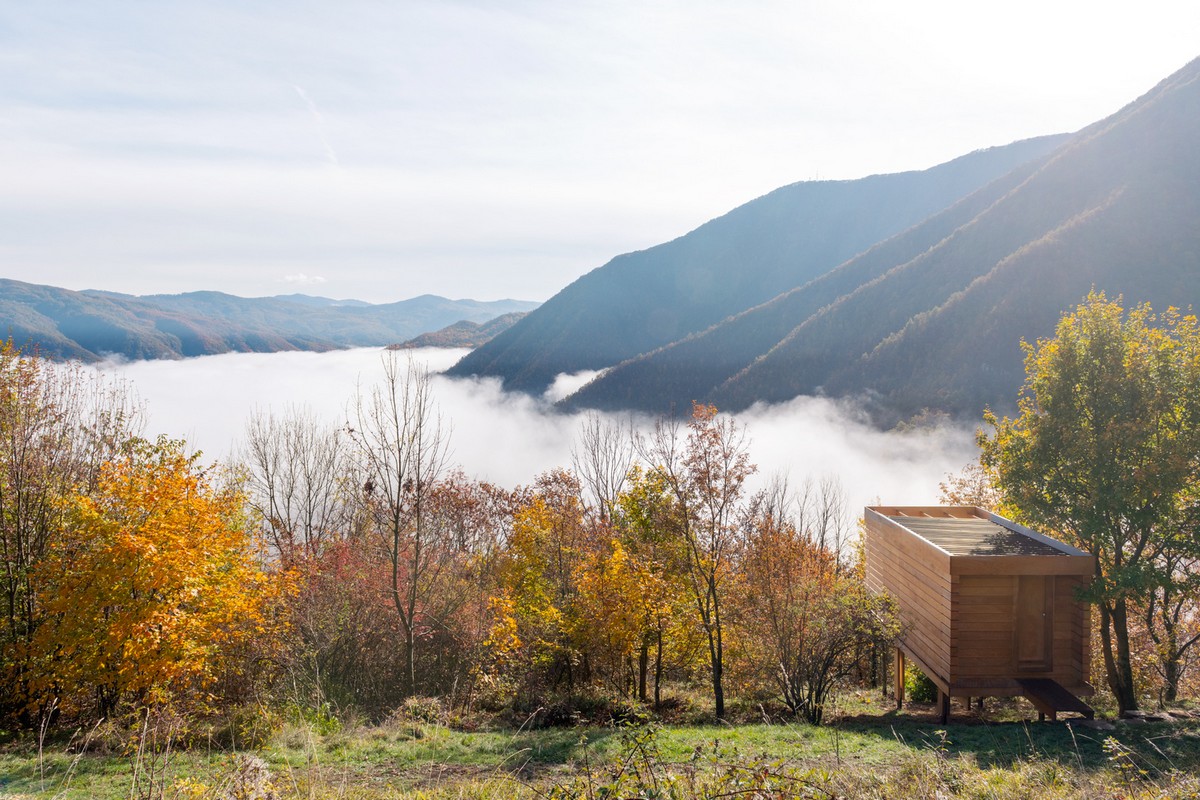 Небольшой домик в сердце Апеннинских гор в Италии