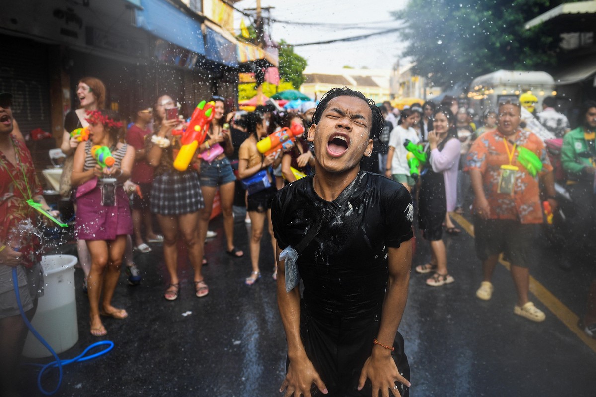 Водный новогодний фестиваль Сонгкран в Таиланде