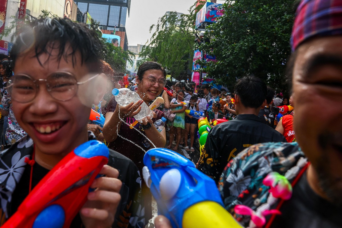Водный новогодний фестиваль Сонгкран в Таиланде