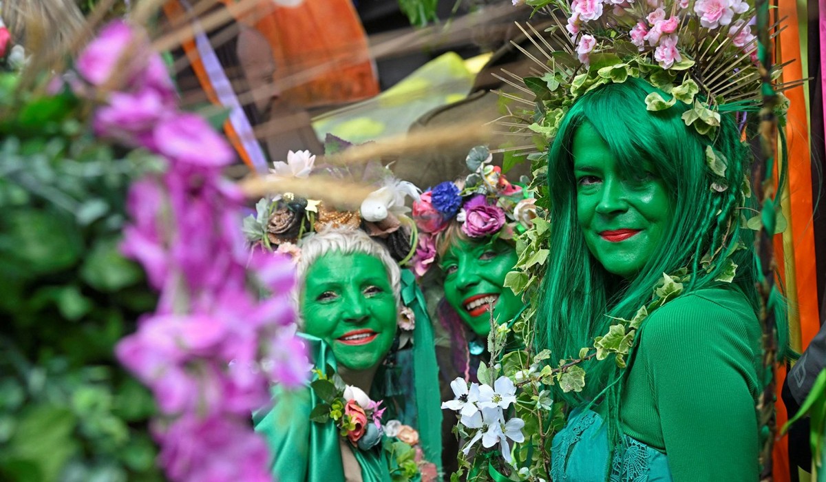 Джек в зеленом - парад и фестиваль в Великобритании