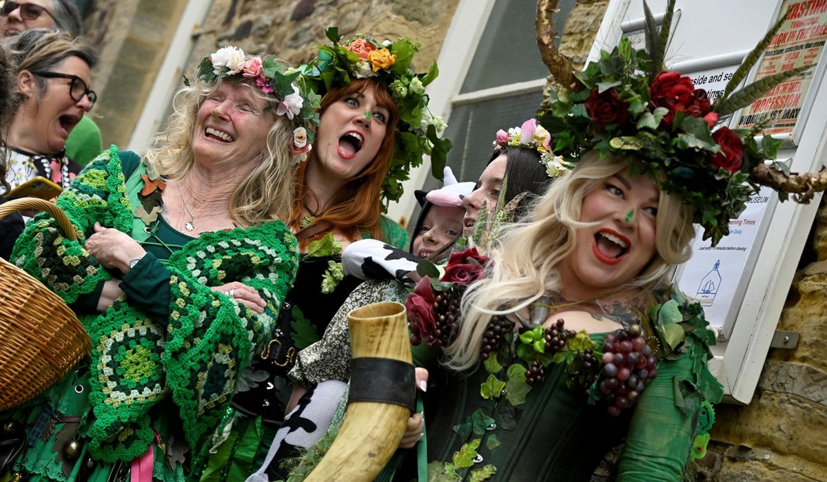 Джек в зеленом - парад и фестиваль в Великобритании