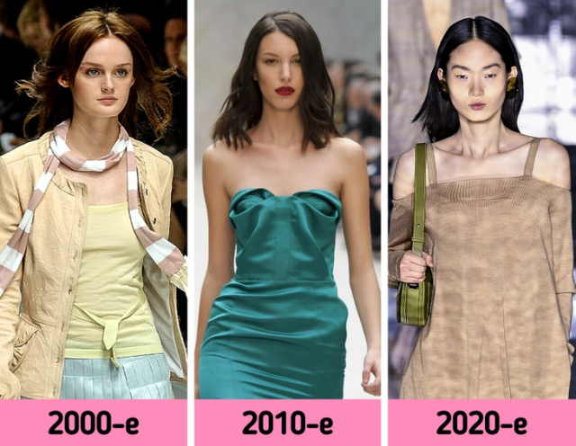 Как менялась внешность подиумных моделей с годами
