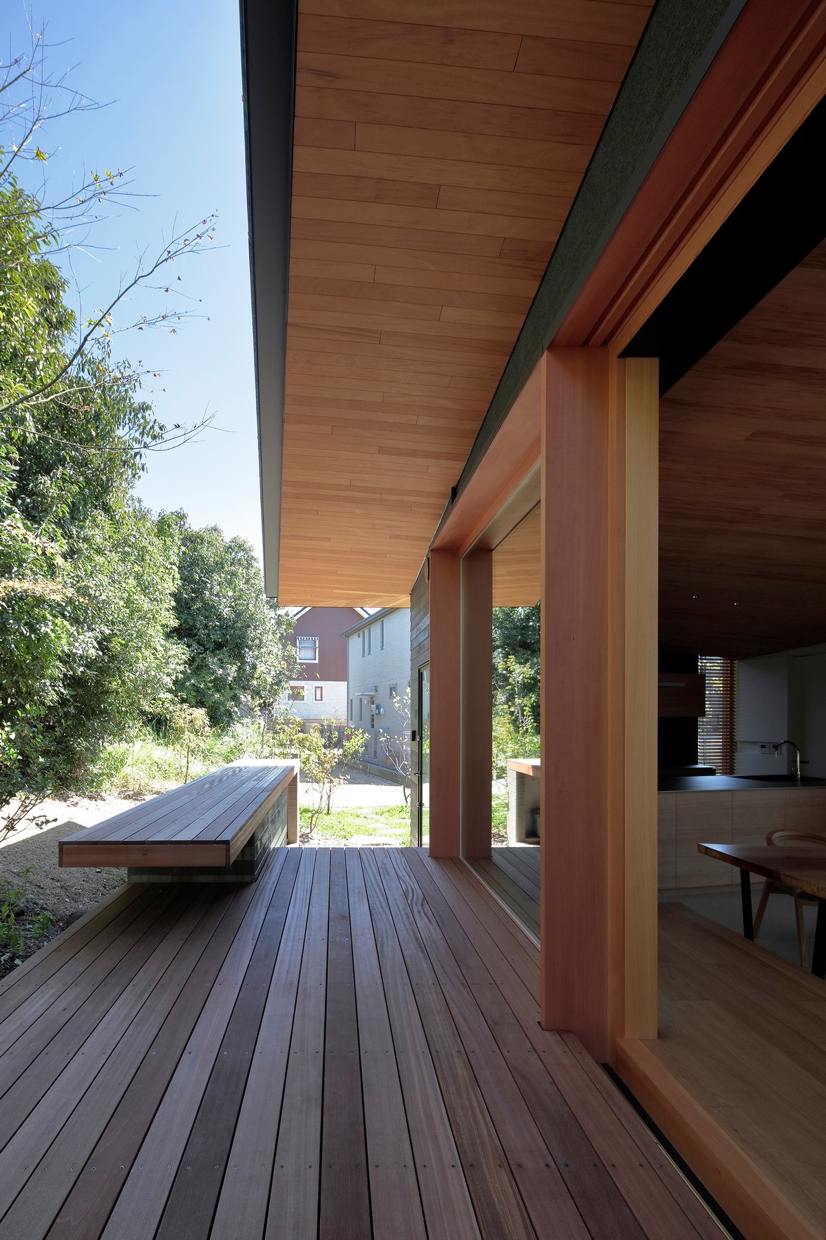 Резиденция архитектора с двориком в Японии