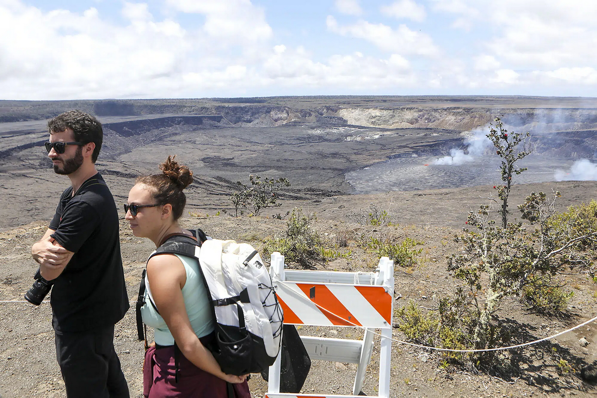 Снимки извержения вулкана Килауэа на Гавайях