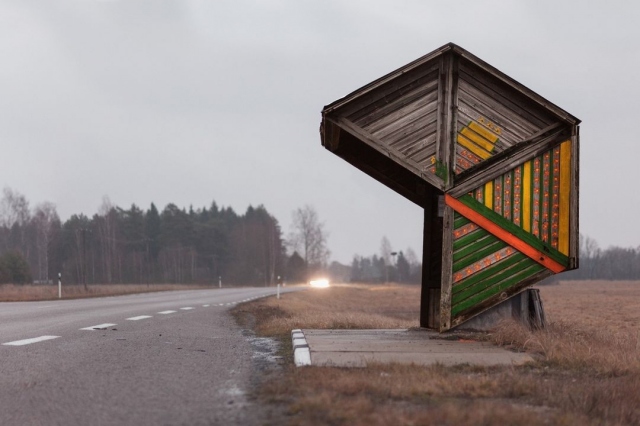 Любопытные советские автобусные остановки от фотографа Кристофера Хервига