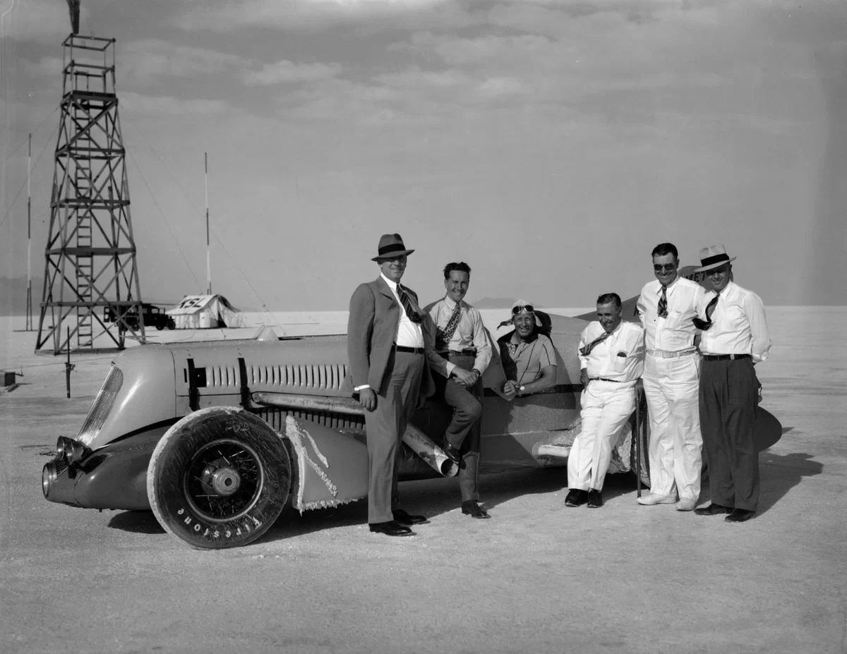 Американский автомобиль-рекордсмен Mormon Meteor Duesenberg Special 1935 года