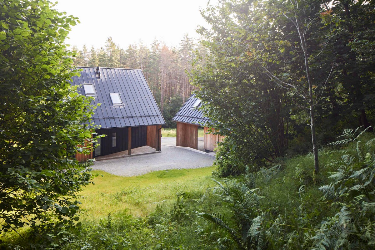 Лесной дом в старом духе в Литве