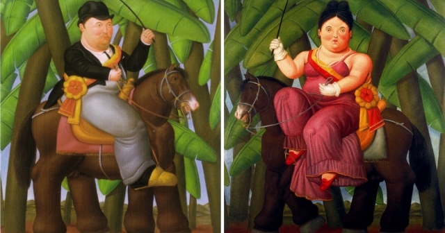 Забавные упитанные картины художника из Колумбии Фернандо Ботеро Ангуло