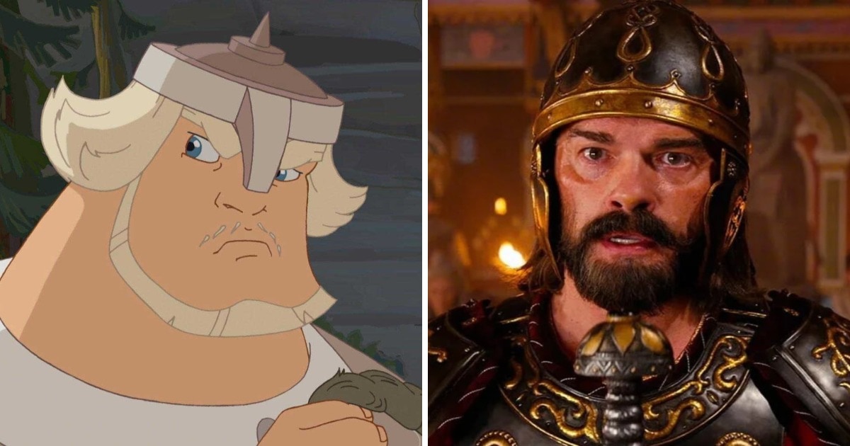 Сравнение известных героев мультфильмов с их киноверсиями