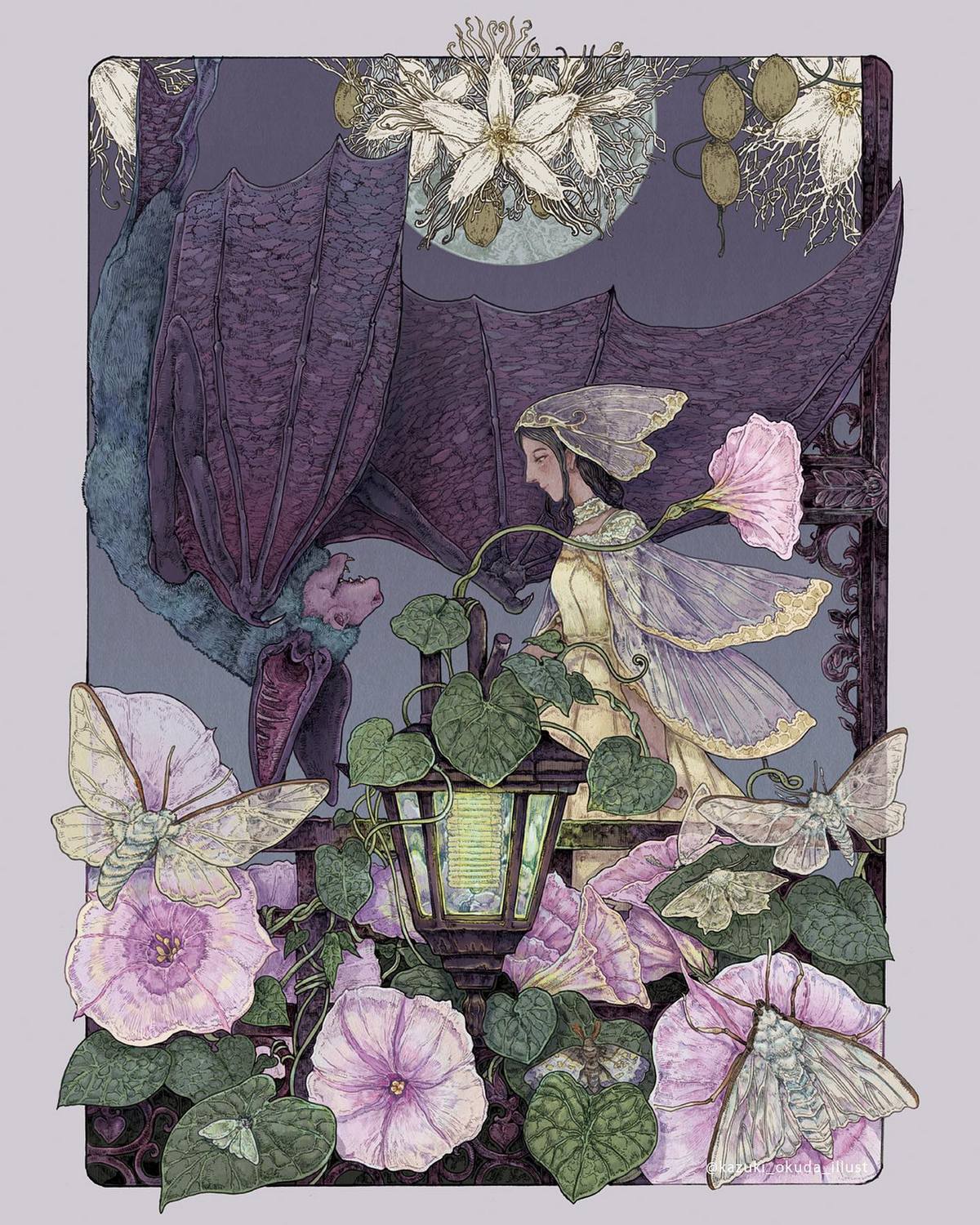 Фэнтезийные цифровые иллюстрации от Кадзуки Окуды