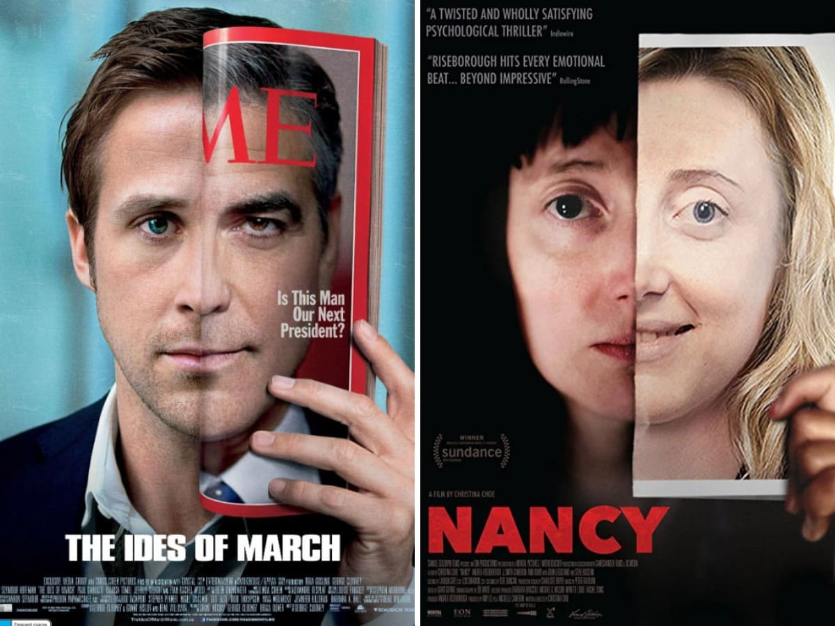Постеры известных фильмов, которые очень похожи друг на друга