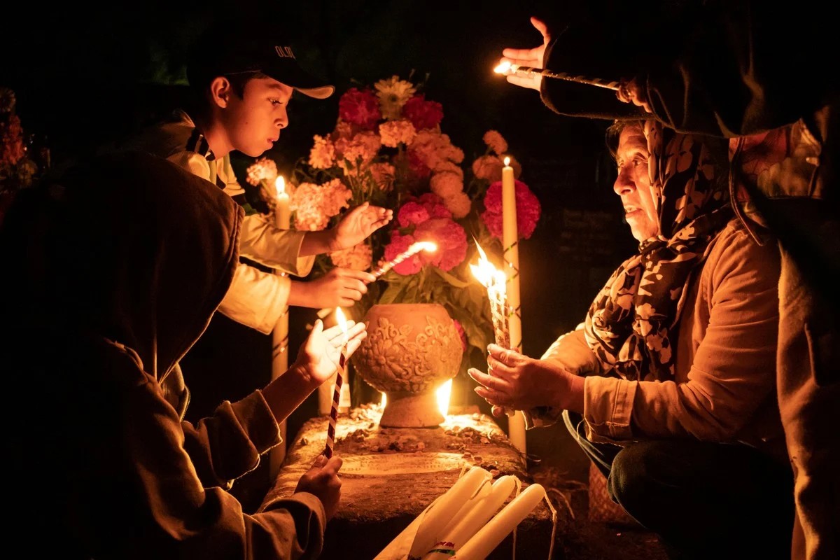 Празднование Дня мертвых в Мексике на снимках