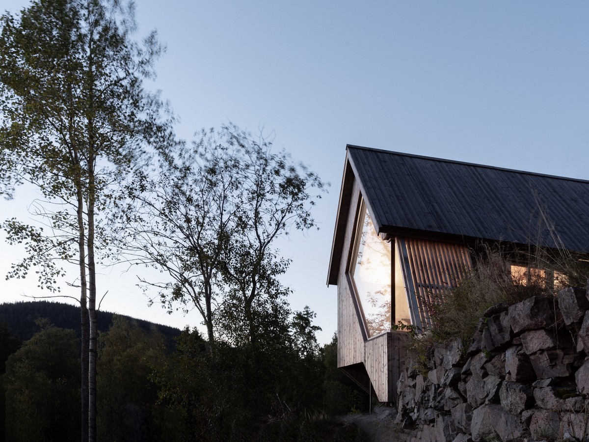 Небольшой домик для отдыха на природе в Норвегии