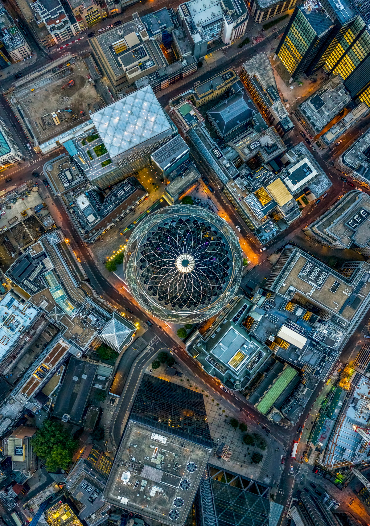 Лондон с высоты птичьего полета на снимках Джеффри Милштейна