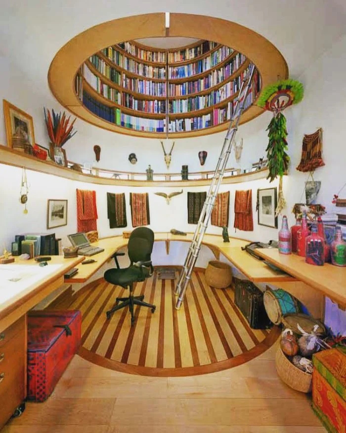 Примеры великолепных домашних библиотек, вдохновляющих на чтение
